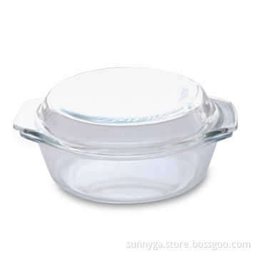 Tempered Glass, Sized of 29 x 25 x 11.5cm and 1,200g Weight, 2.5L Volume